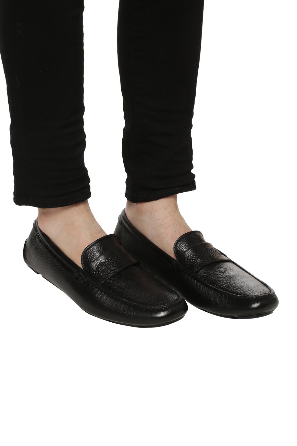 Giorgio Armani Leather slip-on shoes